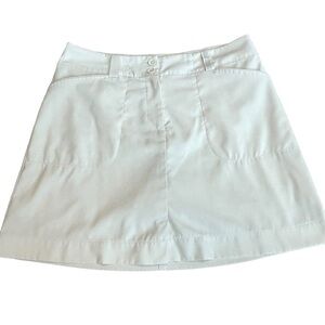 NIKE golf white skirt Sz 8